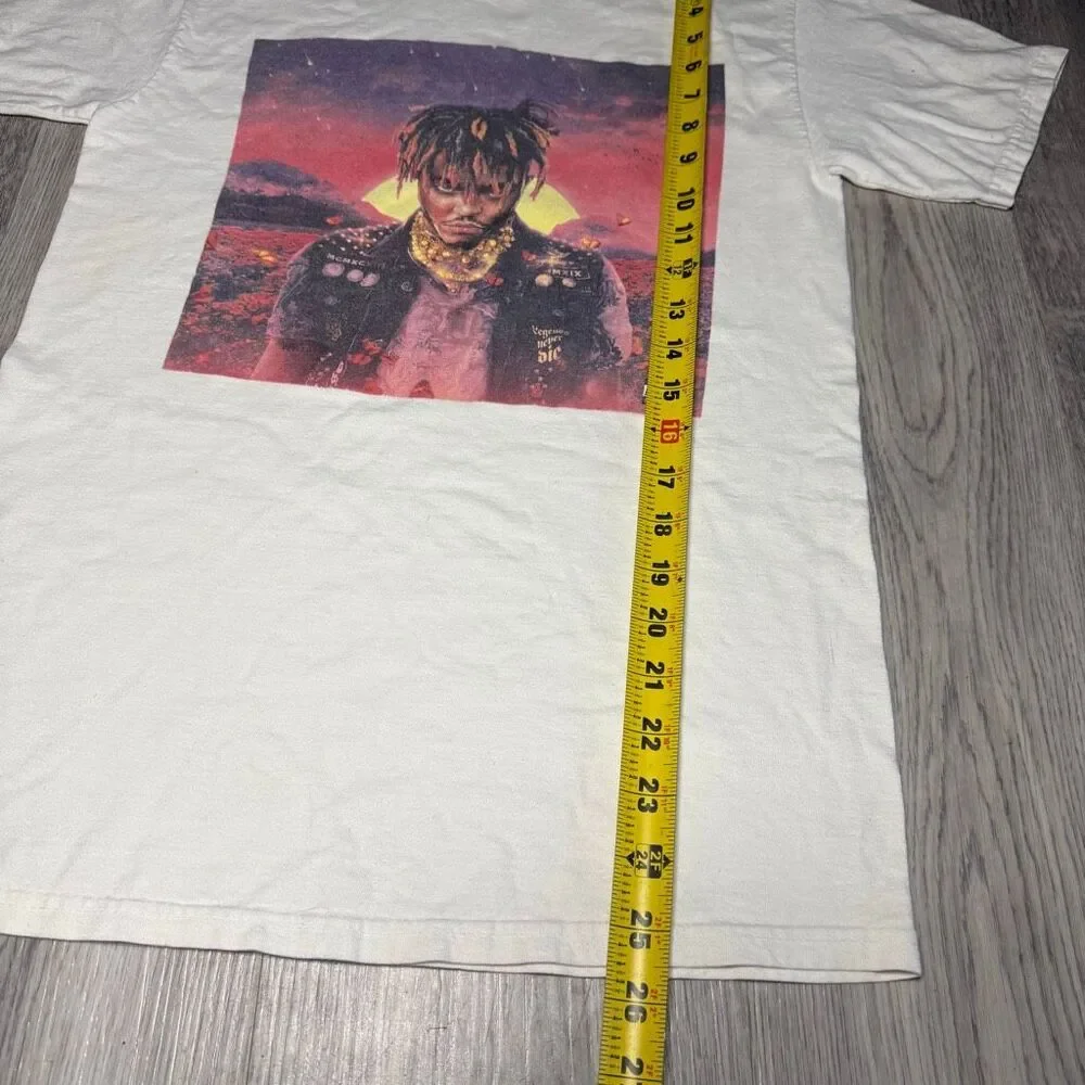 Juice WRLD 999 Official Tee Legends Never Die Men's small World Dates on Back